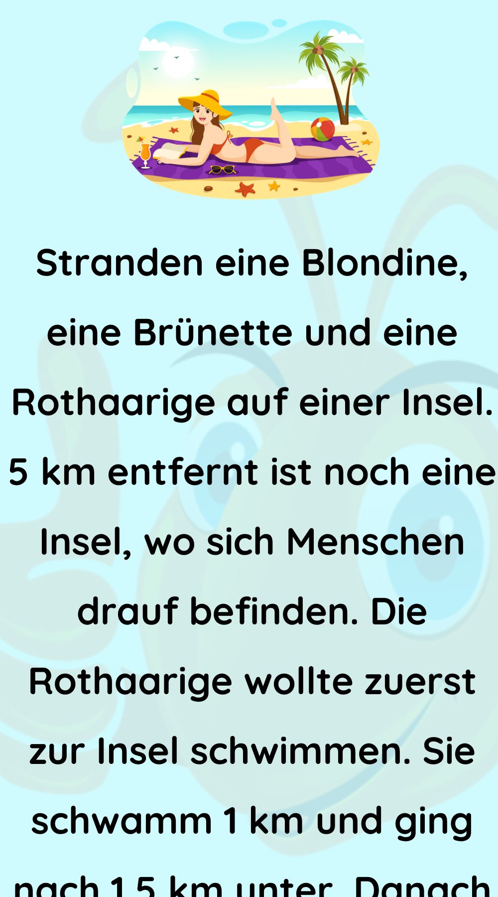 Als letztes wollte die Blondine ihr Glück