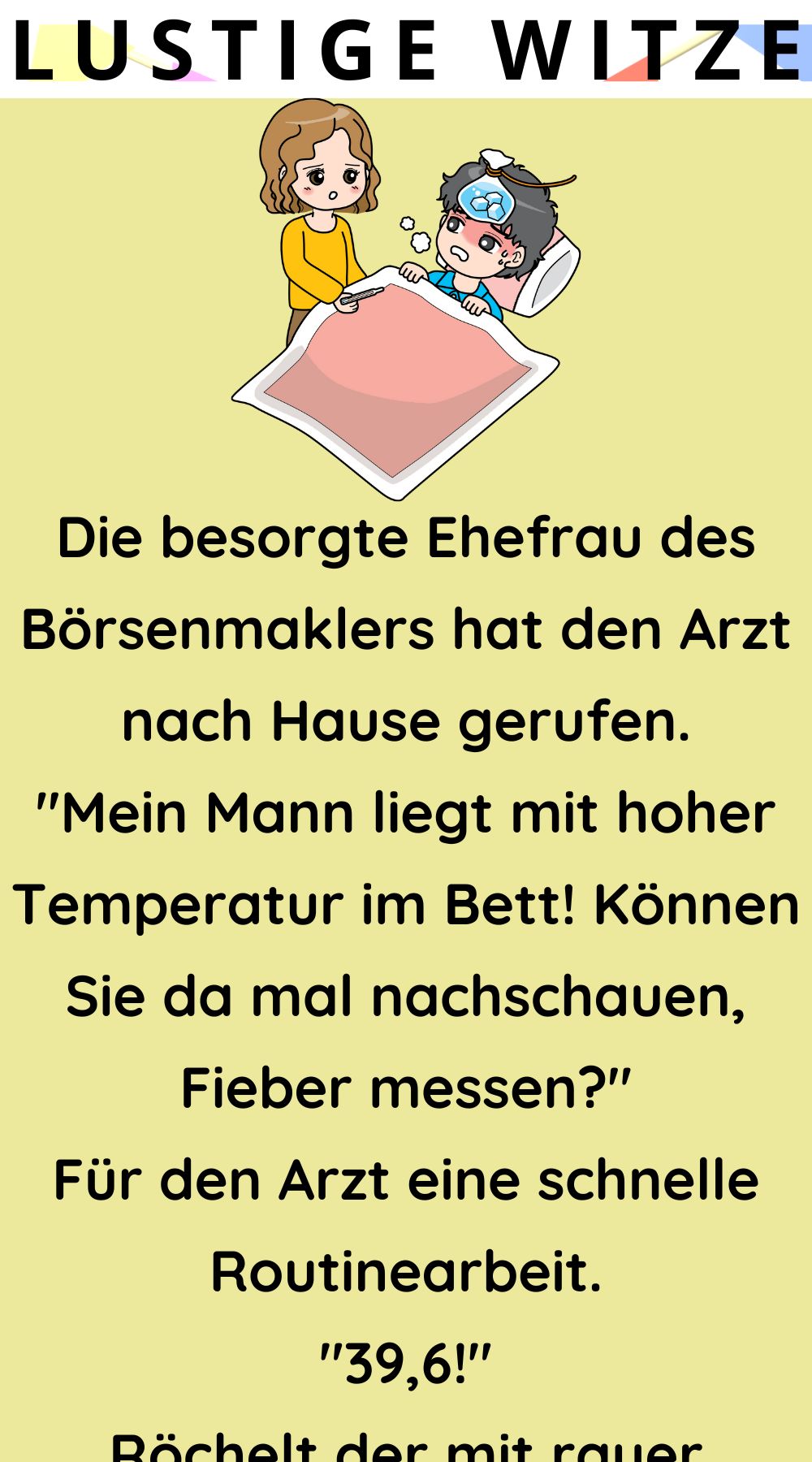 Die besorgte Ehefrau des Börsenmaklers
