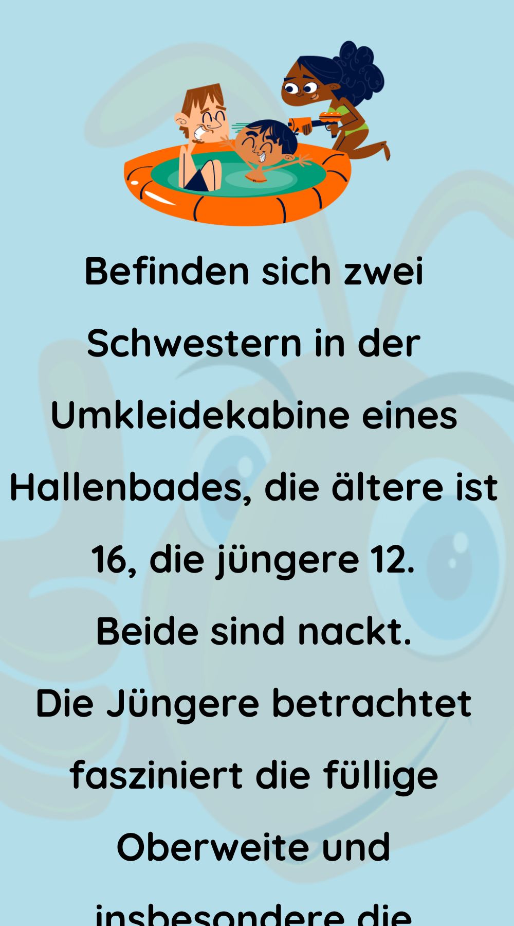 Schwestern im Hallenbad