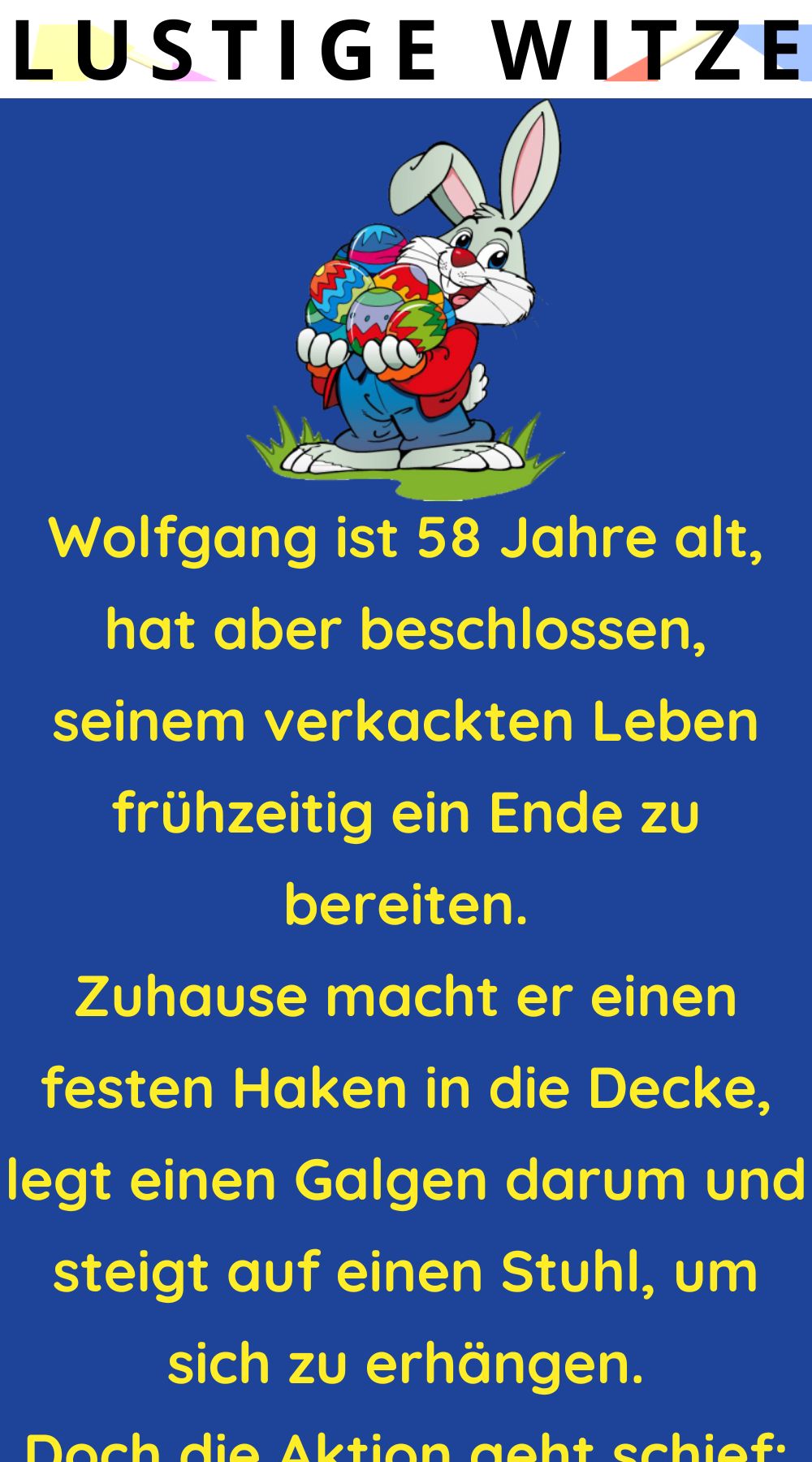 Wolfgang ist 58 Jahre alt