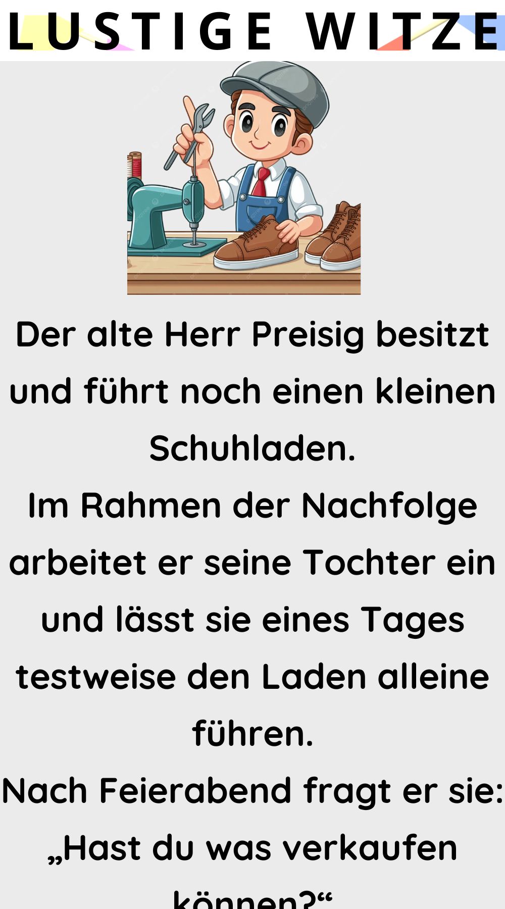 Der alte Herr Preisig besitzt und führt noch
