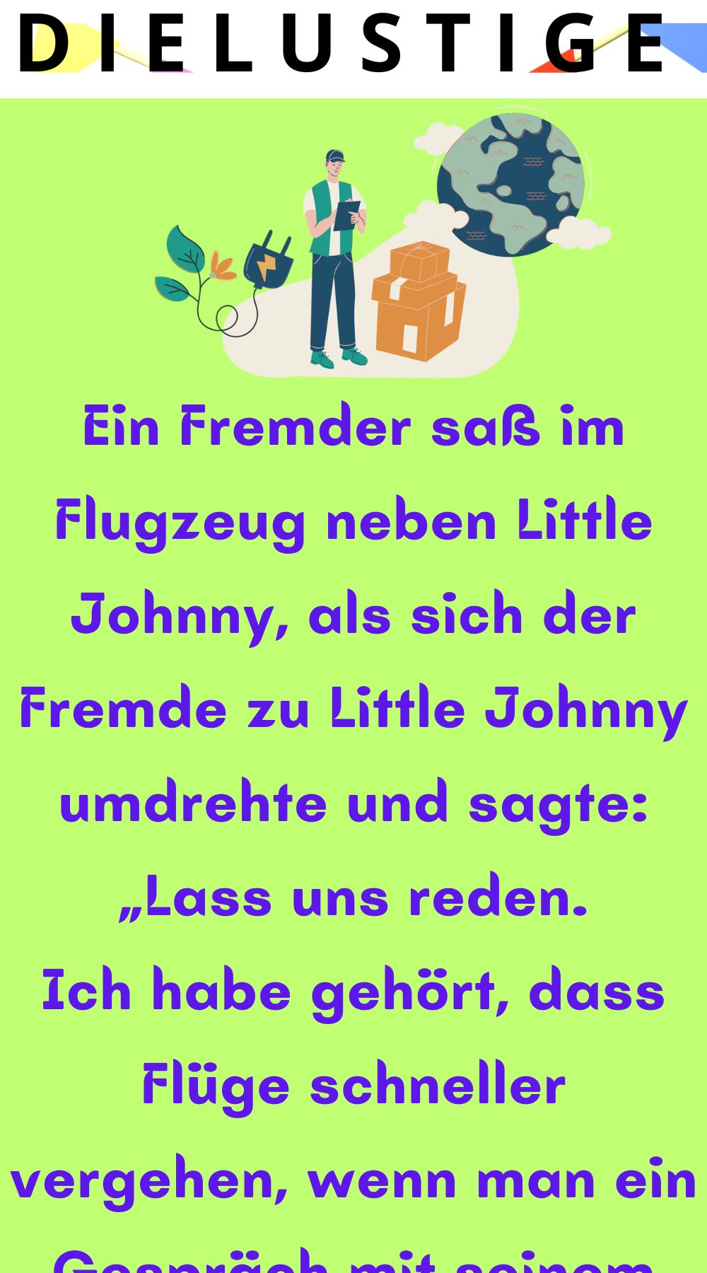 Ein Fremder saß neben Little Johnny