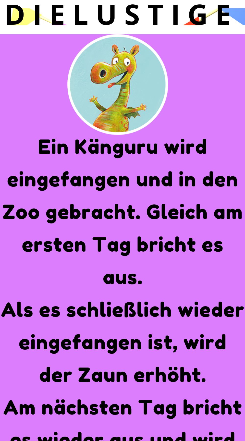 Ein Kanguru wird eingefangen und in den Zoo gebracht