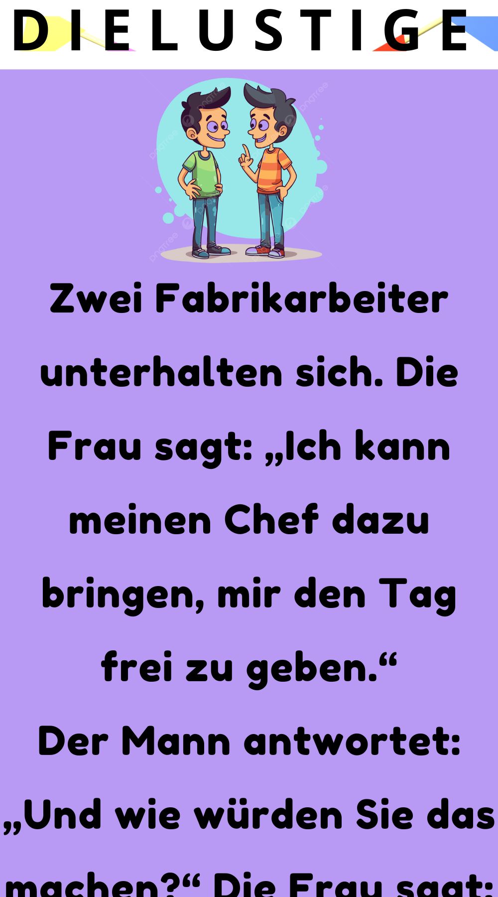 Zwei Fabrikarbeiter unterhalten sich